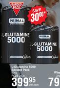 Primal L-Glutamine 5000 Banded Pack-500g Plus 200g Per Pack