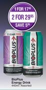 BioPlus Energy Drink Assorted-For 2 x 440ml 