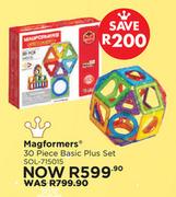 Magformers 30 Piece Basic Plus Set SOL-715015