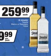 El Jimador Tequila Blanco Or Reposado-750ml Each