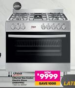 Univa 5 Burner Gas Cooker Electric Stove UGE019SI