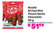 Nestle Kitkat Mini Pouch Santa Chocolate-55gm