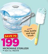 Snookums Microwave Sterilizer With Free Bottle And Treat Brush
