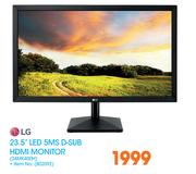 LG 23.5" LED 5MS D-Sub HDMI Monitor 24MK400H