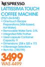 Nespresso Lattissima Touch Coffee Machine F521-ZA-SI-NE