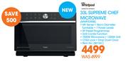 Whirlpool 33Ltr Supreme Chef Microwave MWP339SB