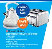 Russell Hobbs Cordless Diamond Kettle-Combo Deal