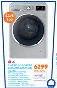 LG 8Kg Front Loader Washing Machine Silver FH4U2TYP2S