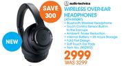 Audio Technica Wireless Over-Ear Headphones ATH-SR50BT