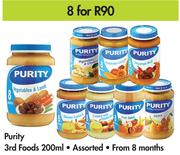 Purity 3rd Foods Assorted-8 x 200ml