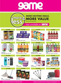 Game More 4 Less 1 Oct 31 Dec 2019 Www Guzzle Co Za