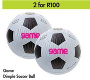 Game Dimple Soccer Ball-For 2