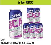 USN BCAA Drink PR Or BCAA Drink Al-For 6