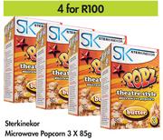 Sterkinekor Microwave Popcorn-4 x 3 x 85g