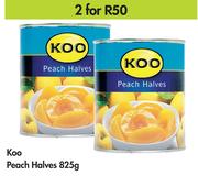 Koo Peach Halves-2 x 825g