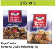 Cape Cookies Romeo Or Double Delight Bag-2 x 1Kg