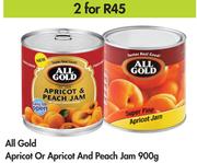 All Gold Apricot Or Apricot & Peach Jam-2 x 900g