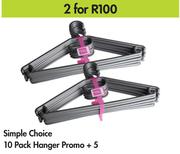 Simple Choice 10 Pack Hanger Promo + 5-For 2