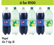 Pepsi Or 7up-6 x 2Ltr
