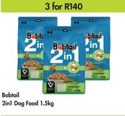 Bobtail 2 In 1 Dog Food-3 x 1.5Kg