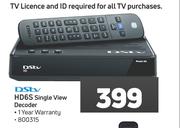 DStv HD6S Single View Decoder