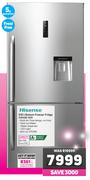 Hisense 610L Bottom Freezer Fridge Mirror H610BI-WD
