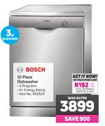 Bosch 12 Place Dishwasher 