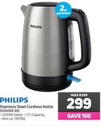 Philips Stainless Steel Cordless Kettle HD9350 90