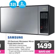 Samsung 32Ltr Electronic Microwave Mirror Finish ME0113M1XF
