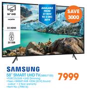 Samsung 58" Smart UHD TV 58RU7100