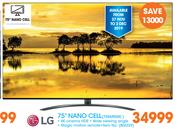 LG 75" Nano Cell TV 75SM9000
