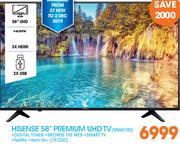 Hisense 58" Premium UHD TV 58A6100