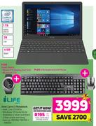 iLife Digital Intel Core i3 Notebook+Smart Watch & iLIfe Keyboard And Mouse