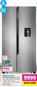 Hisense 670L SXS Fridge(H670SI-WD)