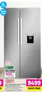 Defy 621L Side By Side Freezer Fridge Water Metallic(DFF437)