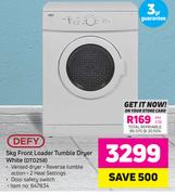 Defy 5Kg Front Loader Tumble Dryer White(DTD258)