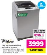 Whirlpool 13Kg Top Loader Washing Machine(WTL 1300 SL)