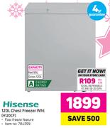 Hisense 120L Chest Freezer Wht(H120CF)