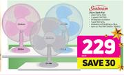 Sunbeam 30cm Desk Fan-Each