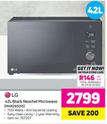 LG 42L Black Neochef Microwave(MH8265DIS)