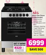AEG 60cm Gas Stove(CKB600A4BM)