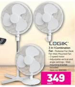 Logik 3 In 1 Combination Fan-Each