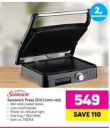 Sunbeam Sandwich Press Grill(SSPG-400)