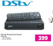 DStv HD S6 Single View Decoder DSD4138