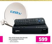 DStv HD 6s Single View Decoder With Installation DSD4138