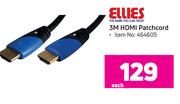 Ellies 3M HDMI Patchcord-Each