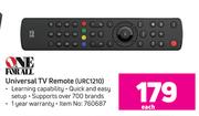 One For All Universal TV Remote URC1210-Each