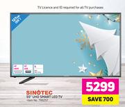Sinotec 55"(127cm) UHD Smart LED TV 