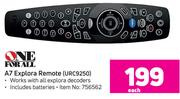 One For A7 Explora Remote URC9250-Each