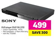 Sony DVD Player DVP SR-370
